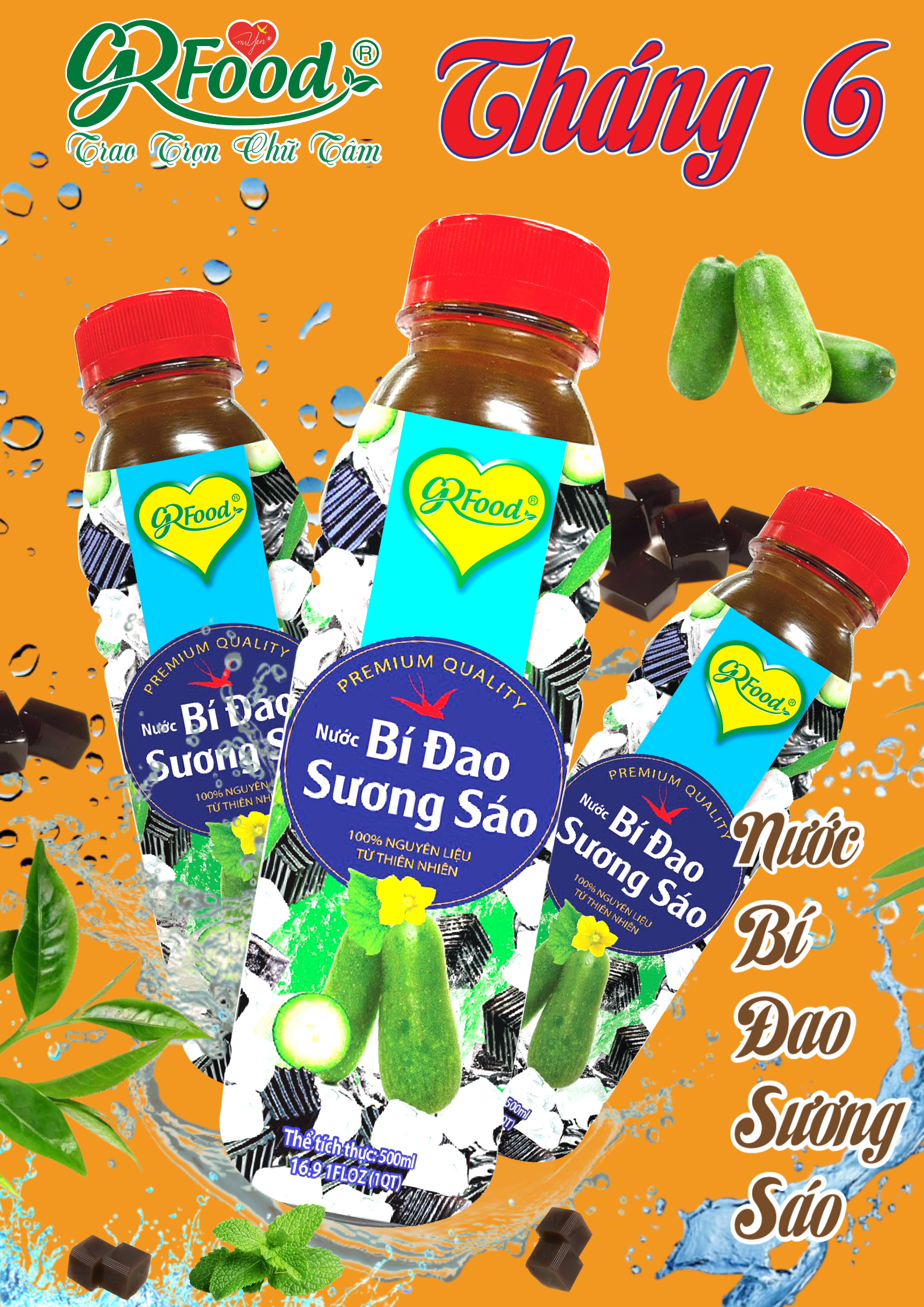 GREEN FOOD - NGUỒN XANH CHÀO ĐÓN THÁNG 6 VỚI SẢN PHẨM BÍ ĐAO SƯƠNG SÁO