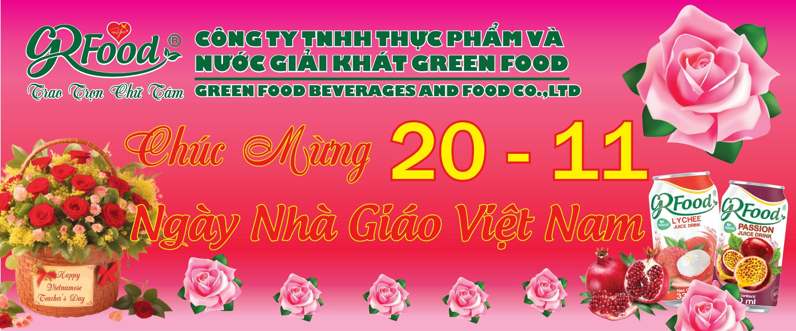 NGUỒN XANH CHÚC MỪNG NGÀY NHÀ GIÁO VIỆT NAM 20.11