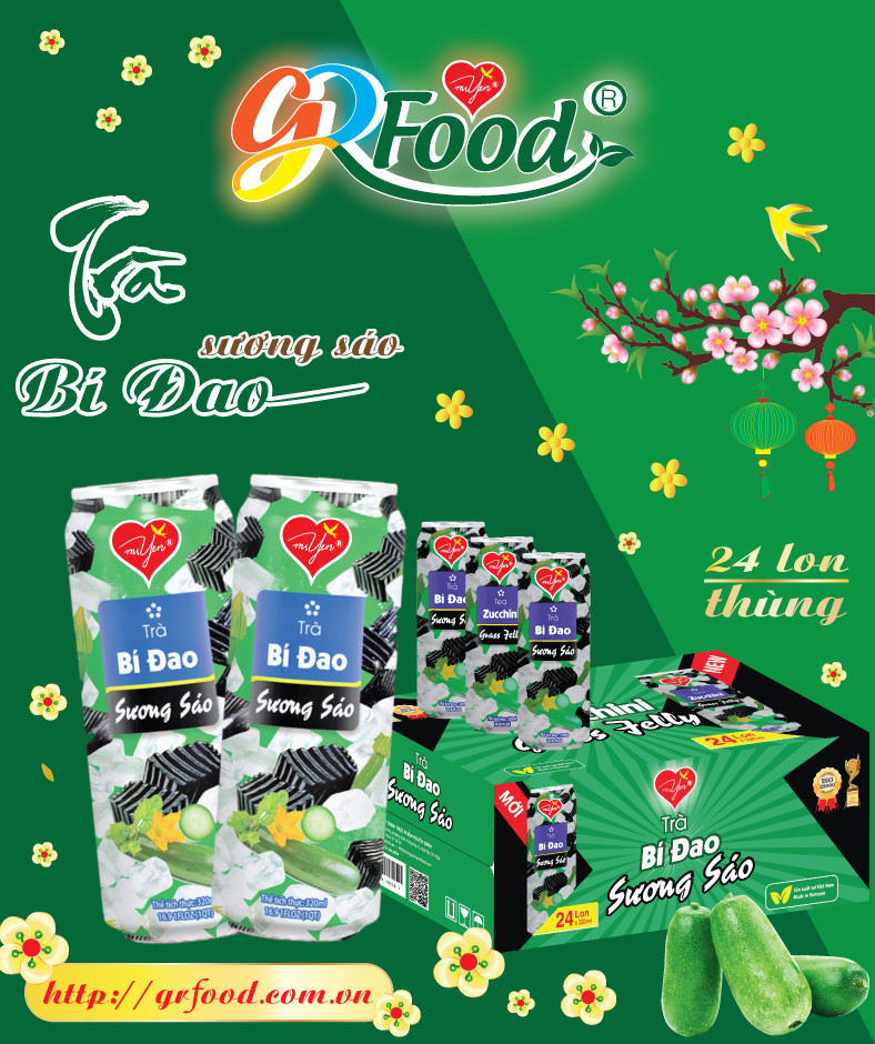 TRÀ BÍ ĐAO SƯƠNG SÁO ĐÓNG LON – GIẢI NHIỆT SẢNG KHOÁI, MÁT LÀNH TỰ NHIÊN