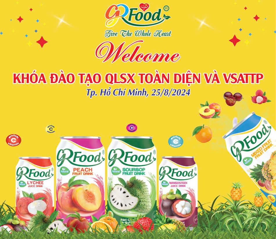 KHÓA TẬP HUẤN "QUẢN LÝ SẢN XUẤT VÀ AN TOÀN VỆ SINH THỰC PHẨM" CÔNG TY GREEN FOOD: NÂNG CAO HIỆU QUẢ SẢN XUẤT VÀ CHẤT LƯỢNG SẢN PHẨM.